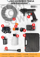 Hidrolavadora Inalámbrica 48V + Regalo Aspirador 3 en 1 – Combo de Limpieza Pro