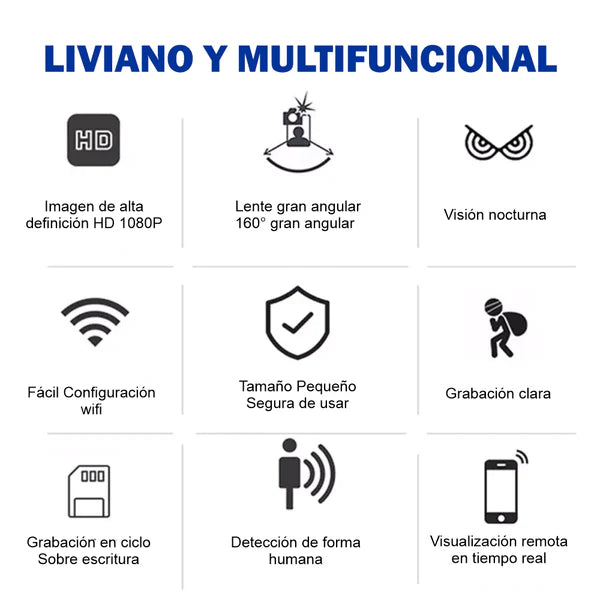 Espía FullHD – lleva 2, paga 1 + 50% OFF + eBook exclusivo