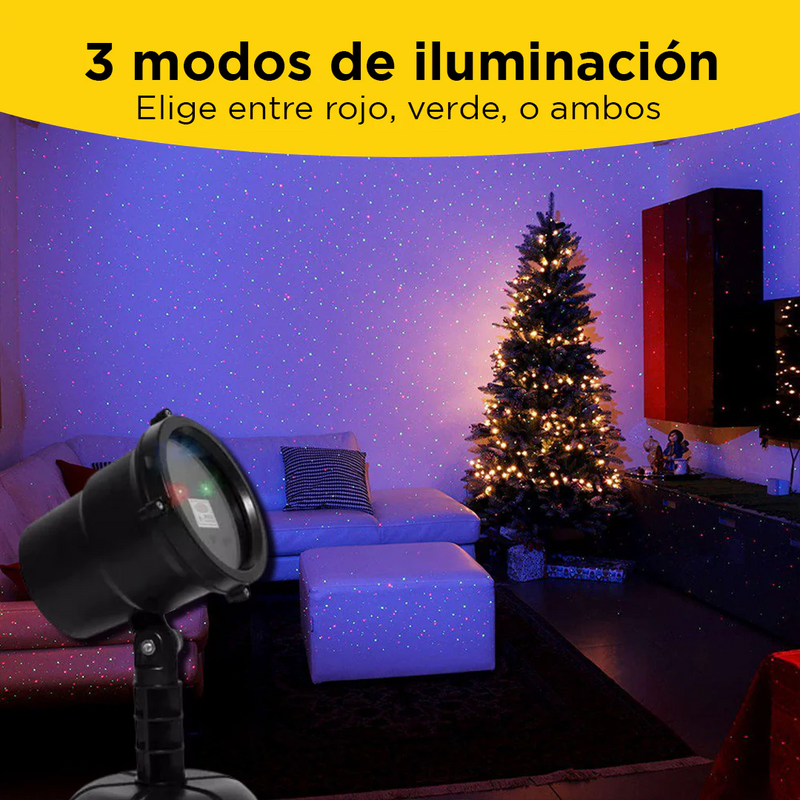 ÚLTIMAS UNIDADES! BLACK FRIDAY PROYECTOR NAVIDEÑO LASER LED 16 FIGURAS